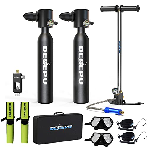 Dedepu Scuba Diving Tank,0.5L Mini Scuba Dive Cylinder,5-10 Minutes Underwater Capability,Portable Mini Scuba Tanks,Mini Dive Tanks,Mini Scuba Diving Tanks With Pump,Portable Dive Lungs Air Tanks #TOP8