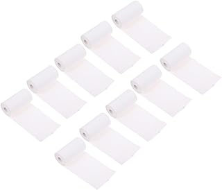 EXCEART Printer Paper 10 Rolls thermal cash register paper multipurpose thermal papers multipurpose thermal paper heat sensitive credit card white Card machine Thermal Paper scroll