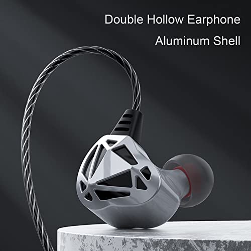 lifcasual F5 6D fone de ouvido 3,5 mm esportivo baixo estéreo de metal fone de ouvido para jogos com