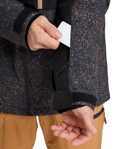 Quiksilver Giacca Snow Sycamore Printed Jacket Nero L - 6