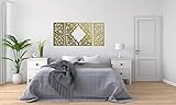  DECORAZIONE ARTISTICA DELLA PARETE IN LEGNO 3D, CLEMETINA, TRITTICO, FLOREALE, STILE FRANCESE, SHABBY CHIC