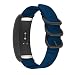 Produktbild MoKo Uhrenarmband Kompatibel mit Samsung Gear Fit 2/Gear Fit 2 Pro, Nylon Armband Ersatzarmband Uhrband mit Doppelter Schnalle, Königblau