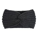 Set di 4 fasce larghe per capelli da donna, in maglia, accessori per lo styling per ragazze, morbidi elastici per rimanere in posizione, ben fatti