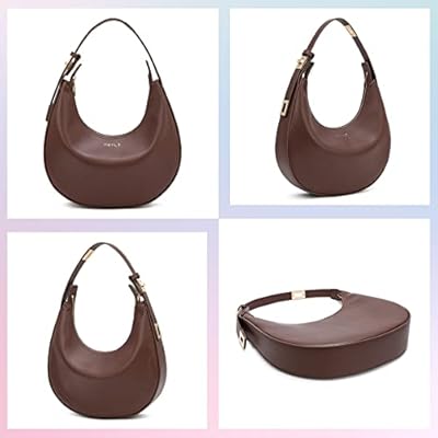 Keyli Shoulder Bag for Women Stylish Casual Clutch Purses for Women 3 Ways Adjust Strap Hobo Handbags with Zip Closure