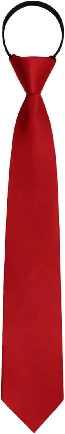 Ties for Women Pre-tied Womens Zipper Tie Adjustable School Ties for Boys Girls Graduation Uniform Casual
