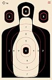 Official FBI-Q Shooting Target, Center Mass Silhouette, Paper Shooting Targets, Paper Shooting Targe