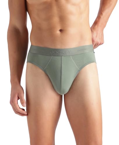 Image of Jockey IC24 Men Tencel Micro Modal Cotton Elastane Stretch Solid Brief with Natural StayFresh Properties