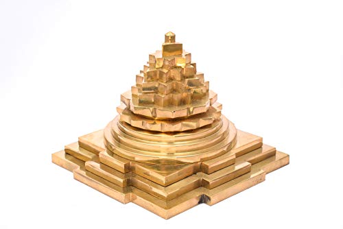 Rudradivine RUDRADIVINE Brass Shree Yantra for Home/Office 100% P...