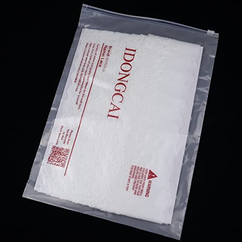 Idongcai Eyelet Lace Trim Ivory White Cotton Lace Trim Lace Fabric For Sewing Embroidery Lace Trim For Home Decor Supply 3.5'' Wide 7 Yards #TOP4