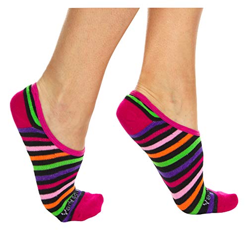 Womens Cotton No Show Loafer Socks, Silicon Grip, Invisible Sock Liner - Flats Vans Boat Shoe3