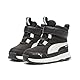 PUMA Unisex Baby Evolve Boot Puretex AC+Inf Sneaker, Black-Ash Gray White, 20 EU