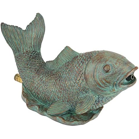 Design Toscano Koi Piped Spitter Statue Cover