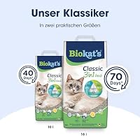 Biokat's Classic fresh 3in1 mit Frühlings-Duft - Klumpende Katzenstreu mit 3 unterschiedlichen Korngrößen - 1 Sack (1 x 10 L) – Ansicht 6