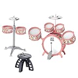 【5 minutes de montage et peu encombrant : sans stress pour les parents】 Aucun outil nécessaire. Système d'emboîtement pour un montage rapide en 10 minutes. Après le jeu, les tambours se replient les uns dans les autres pour gagner de la place (seulement 35 x 30 x 24 cm). Parfait pour les petits appartements