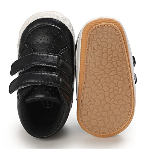 Image of E-FAK Baby Shoes Boys Girls Infant Sneakers Non-Slip Rubber Sole Toddler Crib First Walker Shoes