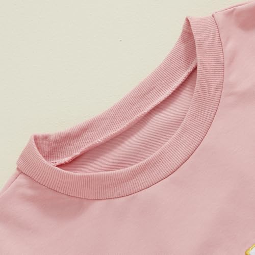 Mommy and Me Letter Bow Print Pullover Tops Mama and Mini Family Matching Outfits Fall Sweatshirt Clothes4