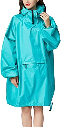 Poncho impermeable para mujer exterior cortavientos senderismo 2