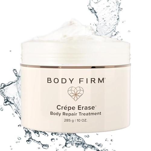 Body Firm Crepe Erase Body Repair Treatment, Anti Aging Firming Lotion with Collagen Peptides, Shea Butter, Vitamin E, Squalane and More, Promotes Women's Natural Collagen Production, 10 Oz