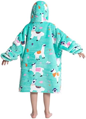 Oversized Blanket Hoodie for Adult and Kids, Stylish Sherpa Hoodie Blanket Super Warm Sweatshirt One Size Fits All 2 41WFRrfgr2L. AC