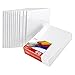 Artlicious Canvases for Painting - Pack of 12, 11 x 14 Inch Blank White Canvas Boards - 100% Cotton Art Panels for Oil, Acrylic & Watercolor Paint