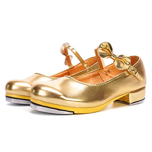 JUODVMP Tap Shoes for Girls Tap Dance Shoes Unisex Toddle Kid Dance Class Tap Shoes4