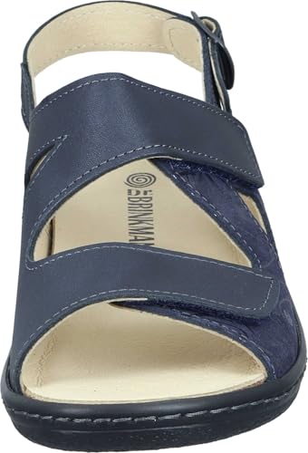 Dr. Brinkmann Damskie sandały klinowe 710217-05, 40 EU, niebieski, 40 EU