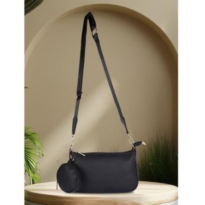 Image of Slingbag for women | Black shoulder bag