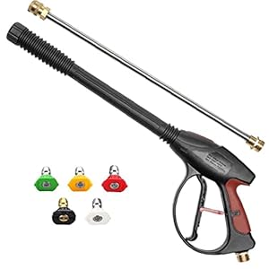 Hogedrukreiniger Spray 4000PSI Pressure Vermogen met Extension Wand Nozzle Tips Connector voor in de auto wassen…