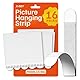 X-BET MAGNET Ultra-Strong Picture Hanging Strips (16 pcs) with Adhesive Backing - Perfect for Rental Friendly Upgrades - Wall Hanging Strips Without Nails