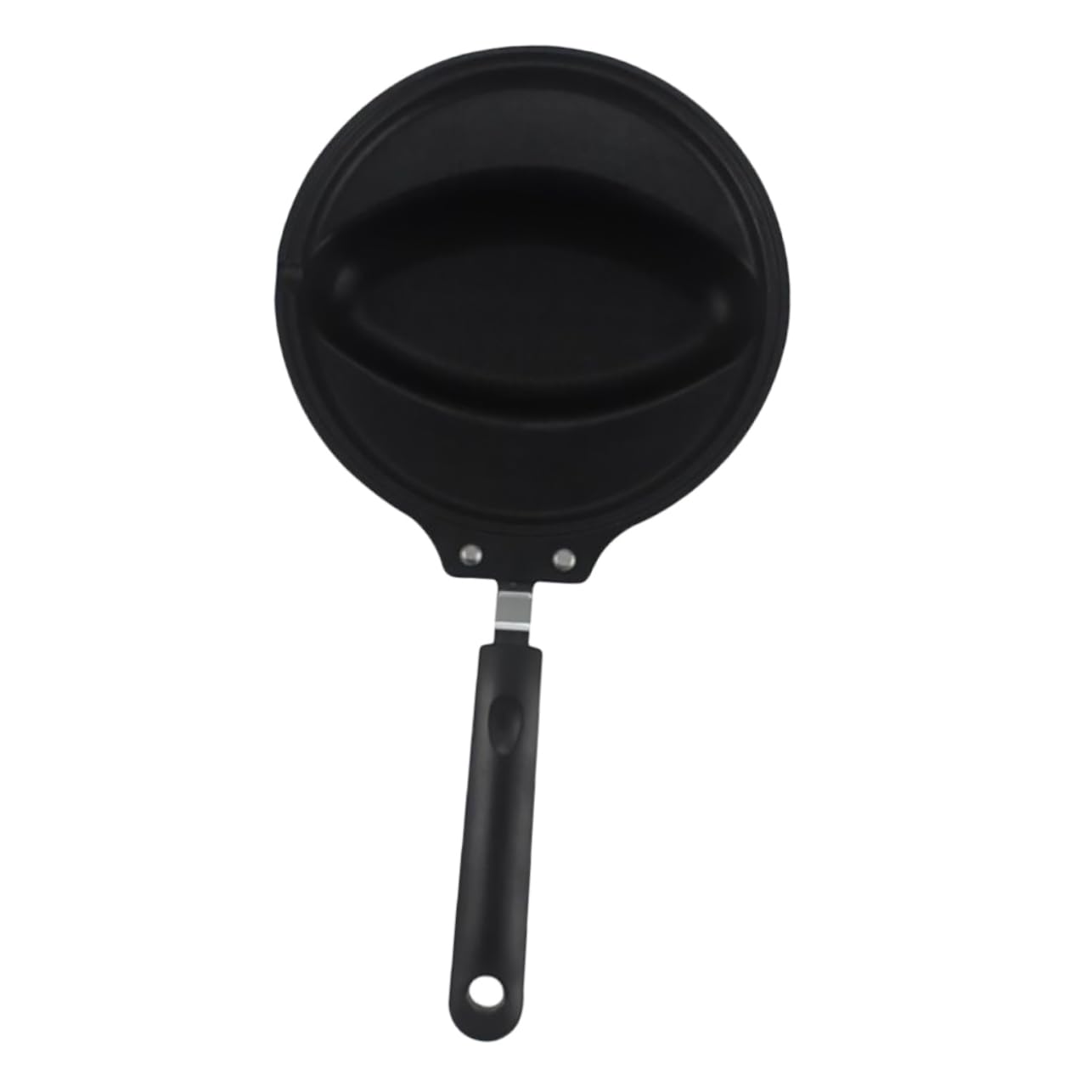 COLLBATH Non Stick Omelette Pan with Egg Mold Omelet Rice Pan for for Home Use Black