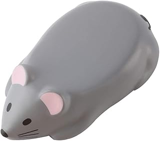 Small Wrist Rest Mouse Pad, Mini Cute Pig Ergonomic Mousepad Memory Foam Design Pig Shape Wrist Support Pillow Rest Cushion Mat for Office Computer Laptop,Comfortable and Pain Relief (Gray Mouse)