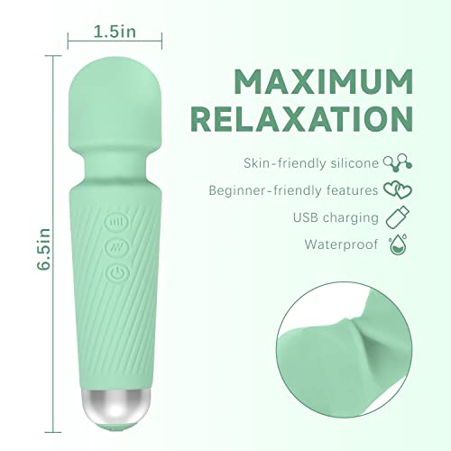 Amemakye Hand-Held Portable Wrap Waterproof Neck Leg Shoulders Back Muscles Massager, Green #TOP1