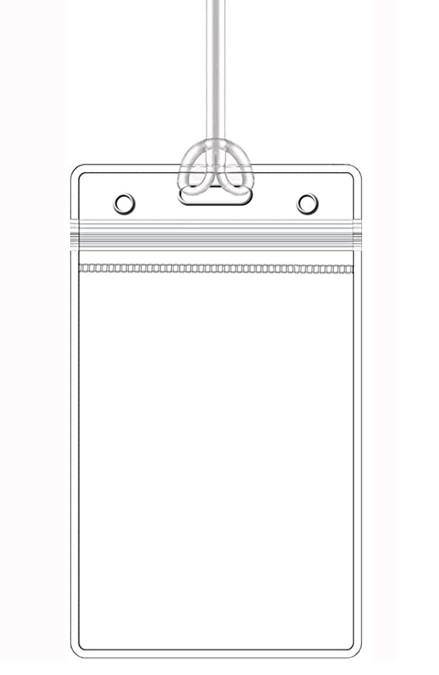 Kidultz Clear Silicone Loop Bag Transparent Identification ID Card Pouch with Luggage Tag Loop for Business Travel and Office Supplies, Easily Identification of Bags Available with Silicon Band (10)-image-20