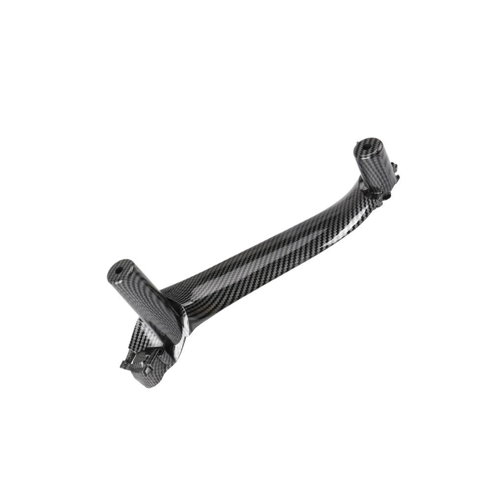 Mlioju Left Carbon Fiber Car Inner Door Handle Car Interior Door Handle Left Right Inner Door Panel Handle Cover For X3 X4 F25 F26 51419209216 Car Accessories