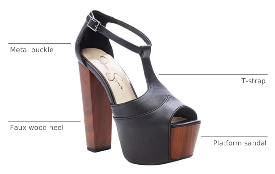 Image of Jessica Simpson Womens Dany 3 Floral Heeled Platform Sandals