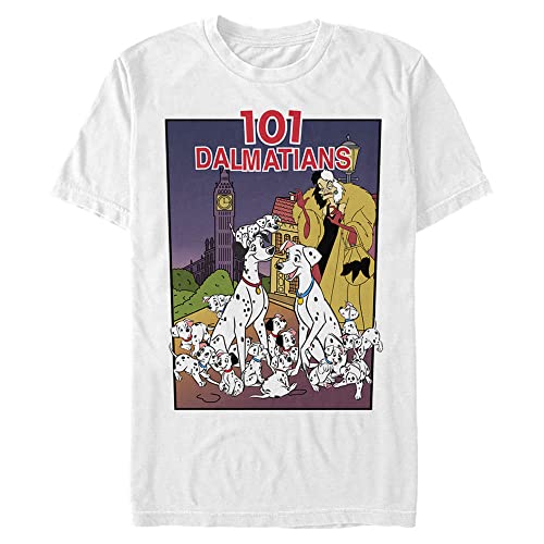 T-Shirt Disney VHS pour Homme Grande Taille 4XL Blanc Coupe Tall