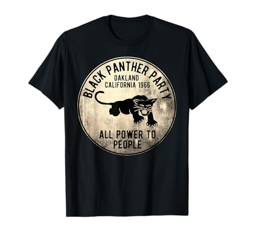 Vintage Oakland California 1966 Black Panther Party T-Shirt