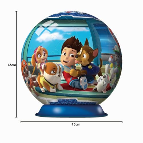 Puzzle Ball 3D 72 pièces : Pat'Patrouille Paw Patrol Ravensburger France - vue 5