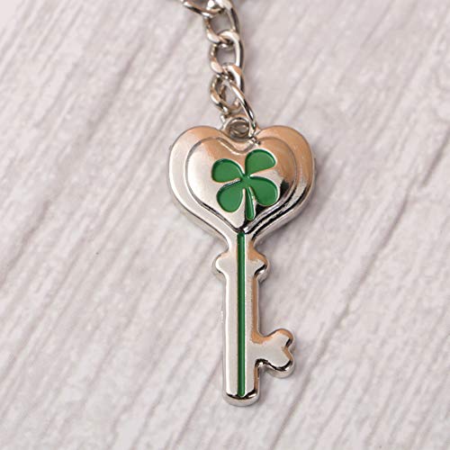 Amosfun 4 Pares Chaveiro Trevo Chave de Metal Com Fechadura Pendente Chaveiro Trevo Porta- Chaves Bo