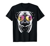 Suchen Sie ein Mops Design, um Ihre Liebe zu Ihrem Hund zu zeigen? Der coole Mops mit Sonnenbrille und Kopfhörer der Musik hört. Lustige Geschenkidee für jede Mops Mama oder Mops Papa. Es ist eine große Überraschung für Hundeliebhaber und Mopsbesitzer.