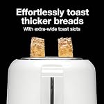 Proctor Silex 2-Slice Toaster, White, Extra-Wide Slot Toaster with Shade Selector, Cool Wall, Toast Boost, Auto Shutoff, Cancel Button, 22216G