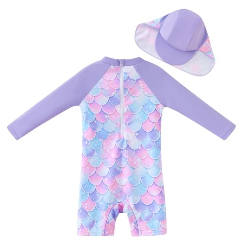 Image of UMELOK Baby Girl Swimsuit Infant UPF 50+ Bathing Suit Size Months