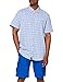 Produktbild RAYS STRETCH VENT SHIRT MEN, shirt blue checks, L