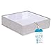 Internet’s Best Collapsible Under the Bed Storage Bin | Square | Short Closet Shelf Open Storage | Rigid Frame Canvas Container