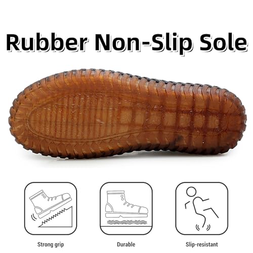 Asifn Men's Loafers Leather Fashion Casual Loafers Walking Shoes Driving Sports Entertainment Business Work Shoes4