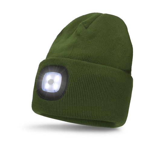 FUZZIO LED Luminoso Gorro Sombrero USB