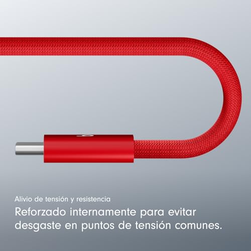 Cable Beats USB-C a USB-C 240W carga rápida para celular, tablet y laptop de 3m 6