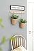 Dahey 2 Pack Wall Hanging Rope Basket with Artificial Eucalyptus, 6.5