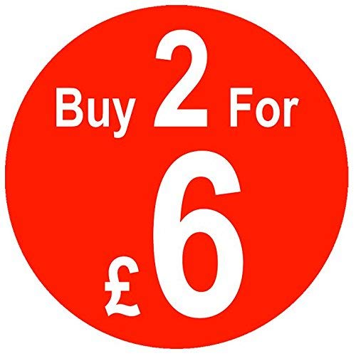 Price Stickers Buy 2 for £6-20mm - 500