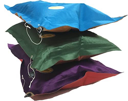 Image of Aim Emporium Inflatable Air Pillow with One Air Pump Different Color Both the Side Air Solid Travel Pillow (Two Air Pillow with One Air Pump)